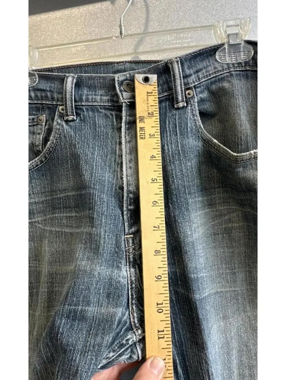 Levi's Straight 505 Jeans Men’s 34x32 Straight Leg Blue Wash Denim Pants